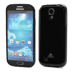 Mercury Glittery Powder Soft Gel TPU Case for Samsung Galaxy S IV S 4 i9500 i9502 i9505 - Black