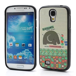 Elephant &amp; Fruits Protecitve TPU Gel Skin Case for Samsung Galaxy S IV S4 i9500 i9502 i9505