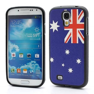Australian National Flag TPU Cover Case Shield for Samsung Galaxy S IV S4 i9500 i9502 i9505