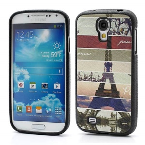 Colorful Lines Eiffel Tower Soft TPU Back Case for Samsung Galaxy S IV S4 i9500 i9502 i9505