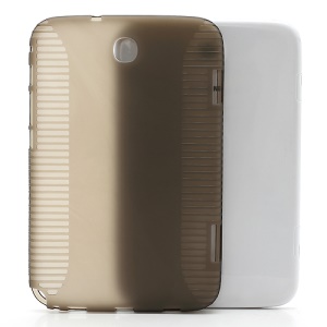 Frosted Anti-slip Flexible TPU Jelly Case Cover for Samsung Galaxy Note 8.0 N5100 N5110 - Grey