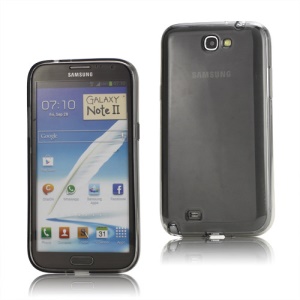 Inner Matte TPU Case Cover for Samsung Galaxy Note 2 / II N7100 - Grey