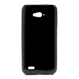 Candy Jelly TPU Gel Case Cover for ZTE N983 - Black