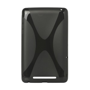X Shape TPU Gel Case for ASUS Google Nexus 7 - Black