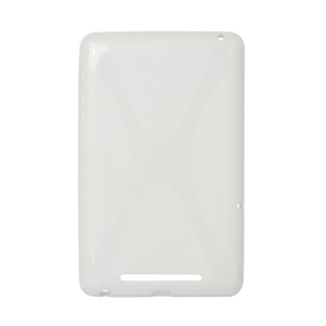 X Shape TPU Gel Case for ASUS Google Nexus 7 - White