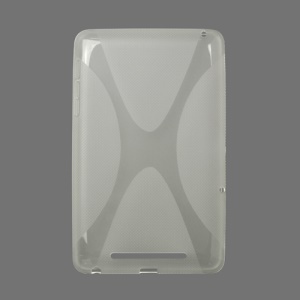 X Shape TPU Gel Case for ASUS Google Nexus 7 - Transparent