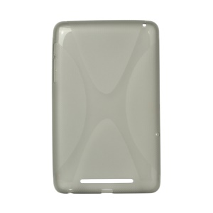 X Shape TPU Gel Cover for ASUS Google Nexus 7 - Grey