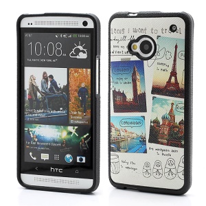 Famous Eiffel Tower &amp; Big Ben TPU Gel Case for HTC One M7 801e