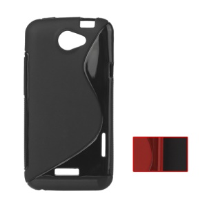 S Shape TPU Gel Case for HTC One X S720e / One XL / One X Plus