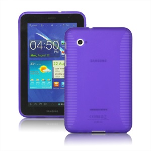 Stylish Blade TPU Case for Samsung Galaxy Tab 2 7.0 P3100 P3110 - Purple