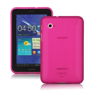 Stylish Blade TPU Case for Samsung Galaxy Tab 2 7.0 P3100 P3110 - Rose
