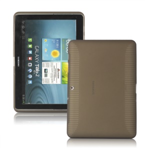 Anti-slip Frosted TPU Gel Case for Samsung Galaxy Tab 2 10.1 P5100 P5110 - Grey