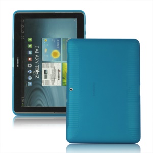 Anti-slip Frosted TPU Case for Samsung Galaxy Tab 2 10.1 P5100 P5110 - Light Blue