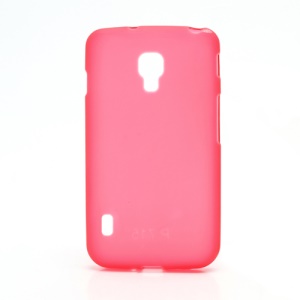 Matte Gel TPU Case Cover for LG Optimus L7 II Dual P715 Duet+ - Red