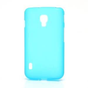 Matte Gel TPU Case Cover for LG Optimus L7 II Dual P715 Duet+ - Baby Blue