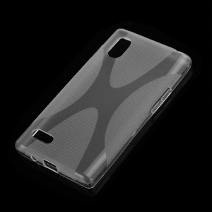 Stylish X Shape TPU Gel Case for LG Optimus L9 P760 P765 P768