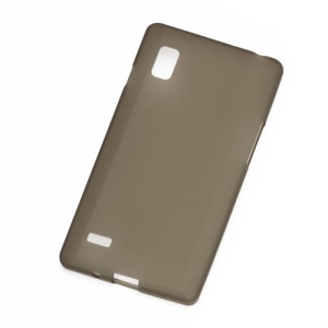Matte Jelly TPU Gel Case Cover for LG Optimus L9 P760 P765 P768 - Grey