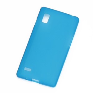 Matte Jelly Gel TPU Case Cover for LG Optimus L9 P760 P765 P768 - Baby Blue