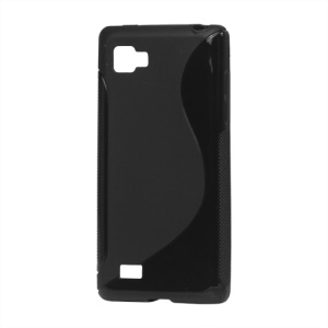 S Shape TPU Gel Case for LG Optimus 4X HD P880