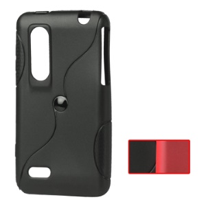 S Shape TPU Gel Case for LG Optimus 3D P920/LG P925 THRILL 4G
