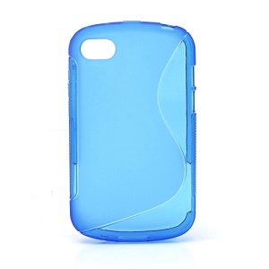S-Shape Flexible TPU Cover Phone Case for BlackBerry Q10