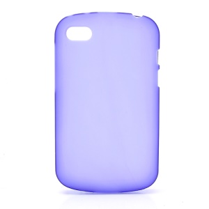 Candy Gel TPU Cover Case for BlackBerry Q10 - Purple