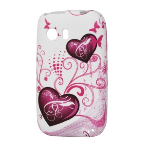 Two Hearts TPU Case for Samsung Galaxy Y S5360