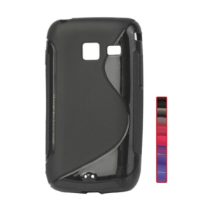 S Shape TPU Case Cover for Samsung Galaxy Y Duos S6102 S6102B