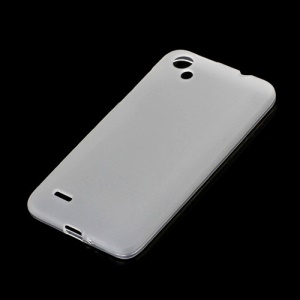 Soft Matte TPU Gel Cover Case Skin for HTC T528d One SC - White