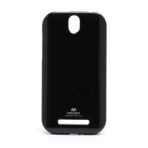 Mercury Flash Powder Gel TPU Case for HTC T528t One ST - Black