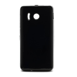 Candy Jelly Gel TPU Case Cover for Huawei Ascend Y300 U8833 - Black