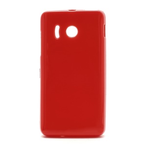 Candy Jelly Gel TPU Case Cover for Huawei Ascend Y300 U8833 - Red