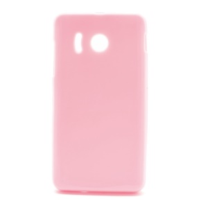 Candy Jelly Gel TPU Case Cover for Huawei Ascend Y300 U8833 - Pink