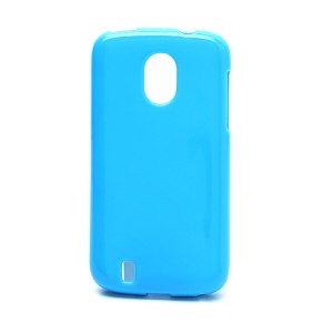 Candy Jelly Gel TPU Case Cover for ZTE Blade 3 III V889M - Blue