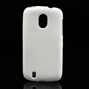 Candy Glittery Powder Gel TPU Case Cover for ZTE V889M Blade 3 III - White