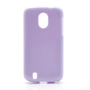 Candy Glittery Powder Gel TPU Case Cover for ZTE V889M Blade 3 III - Purple