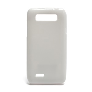 TPU Jelly Skin Case Cover for Motorola XT788 Glossy Surface - White