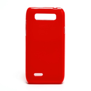 For Motorola XT788 Soft TPU Candy Case with Glossy Surface - Red