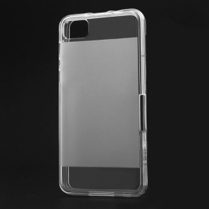 New Middle Part Matte TPU Cover Case for BlackBerry Z10 BB 10 - Transparent