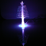 USB 7 Color fiber tree with top star