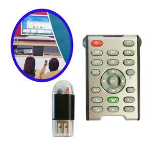 Wireless IR Multimedia PC Computer Remote Control w/laser pointer