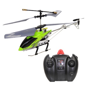 Green Built-in Gyro 3 Channel Mini Remote Control Helicopter Toys Z007