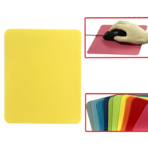 50PCS Multiple Colors Super Thin Profile Cloth Mouse Pad