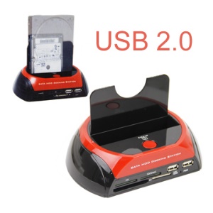 SATA HDD Docking Station Combo w/ Card Reader/Write + Hub(BS-HD04)