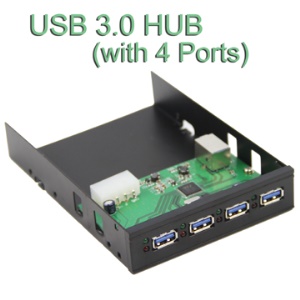 3.5 inch USB 3.0 4-Port USB Hub