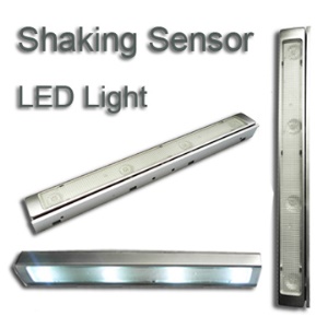 22 cm Mini Shaking Sensor LED Light with Silvery White Flash