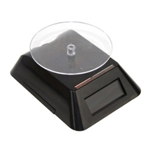 Solar Power Rotating Display Base Stand + Table Plate