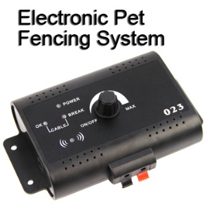 Smart Dog In-ground Electronic Pet Fencing System Complete Set (AC 110~240V)
