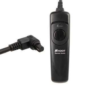 RS-80N3 Remote Control Switch Cord for Canon EOS 10D/20D/30D/40D/50D/5D/7D/5D Mark II/1Ds series,Length:103cm