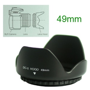 Mennon DC-s 49mm Lens Hood Screw Mount Petal Crown Flower Shape